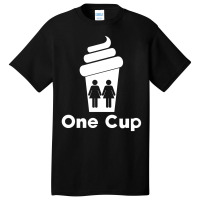 Two Girls One Cup Basic T-shirt | Artistshot