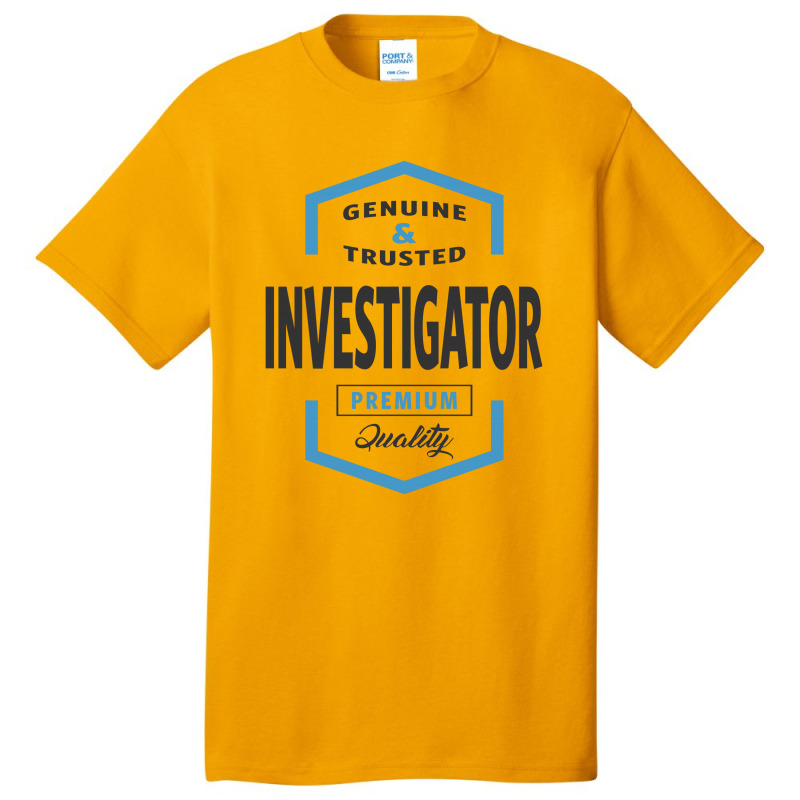 Investigator Basic T-shirt by Chris Ceconello | Artistshot