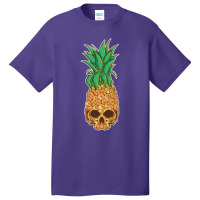 Pineapple Skull Basic T-shirt | Artistshot