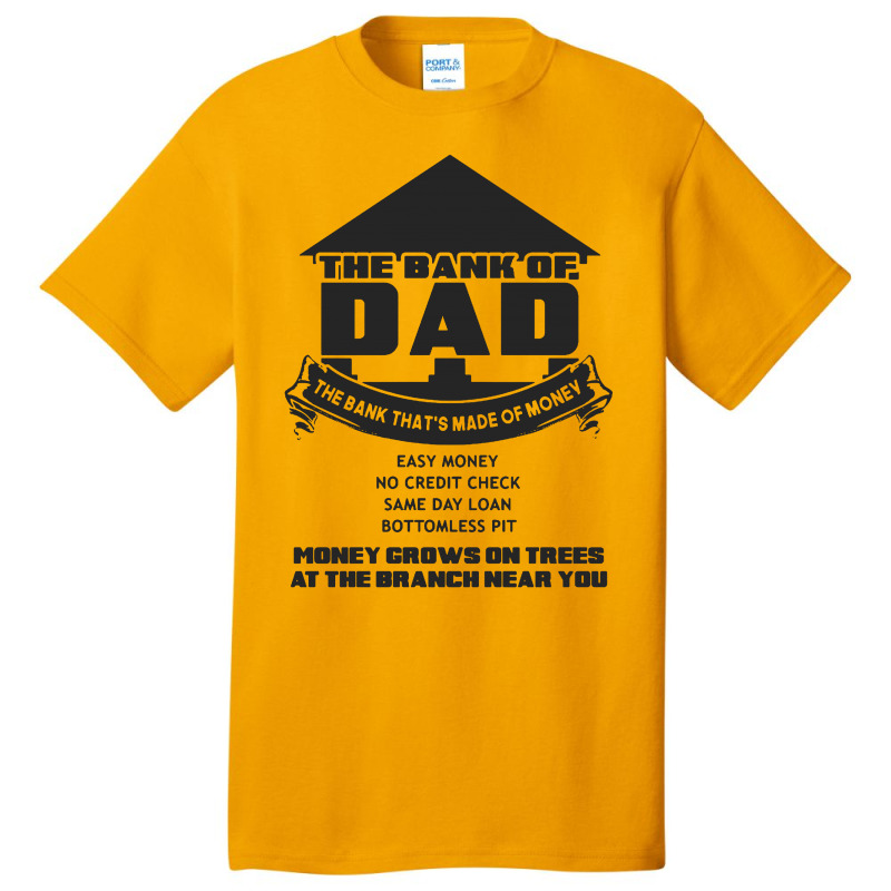 The Bank Of Dad Basic T-shirt by Ande Ande Lumut | Artistshot