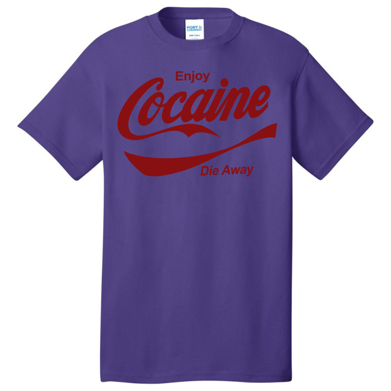 Enjoy Cocaine Basic T-shirt by tribebol | Artistshot