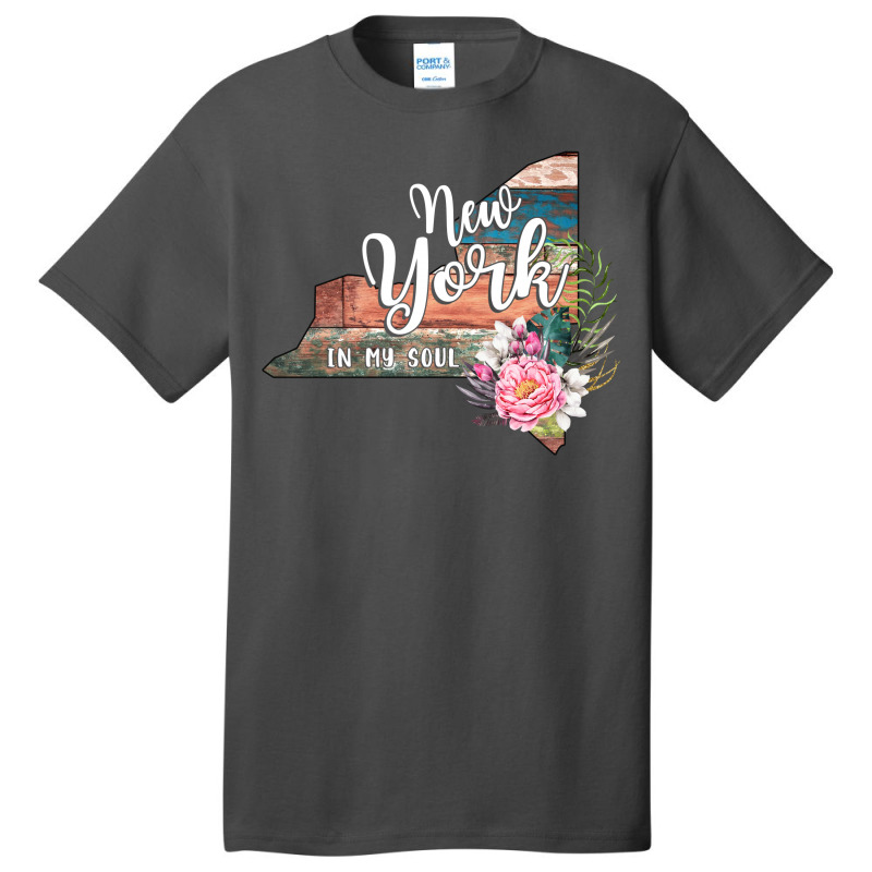 New York In My Soul Basic T-shirt | Artistshot