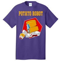 Potato Robot Basic T-shirt | Artistshot