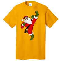 Santa Claus Christmas Taekwondo Basic T-shirt | Artistshot