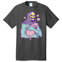 Skeletor's Cat Premium Scoop Basic T-shirt | Artistshot