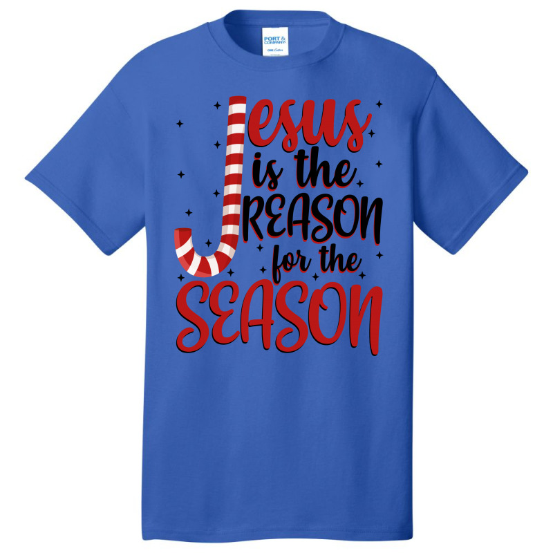 Jesus Is The Reason For The Season For Light Basic T-shirt by autlu2024 | Artistshot