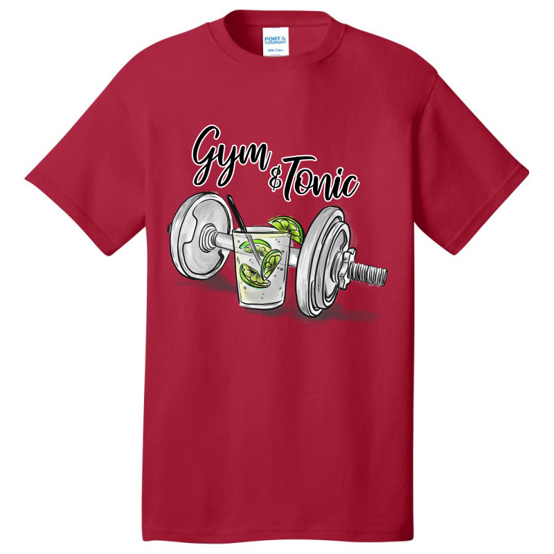 Gym And Tonic Basic T-shirt by Kelimok | Artistshot