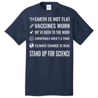 Stand Up For Science Basic T-shirt | Artistshot