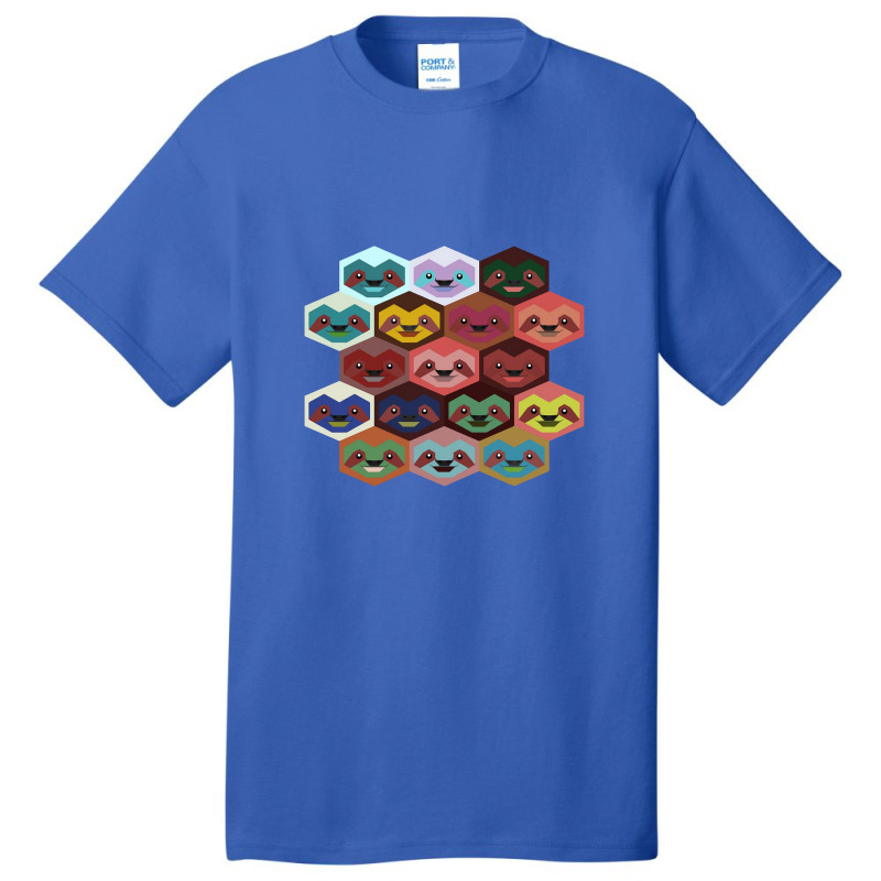 Sloths Colorful Sloth Basic T-shirt | Artistshot