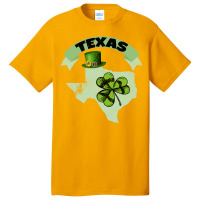 St. Patricks Day Texas Basic T-shirt | Artistshot