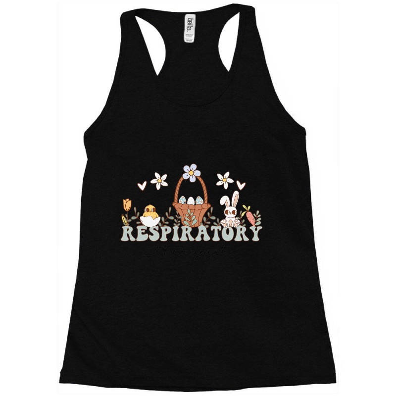 Spring Respiratory Therapist Therapy Easter Rt Pul Racerback Tank by Regorgeous | Artistshot