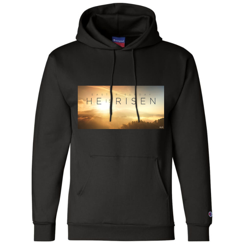 Holy Week And Easter Services,  Easter Sunday He Is Risen Champion Hoodie | Artistshot