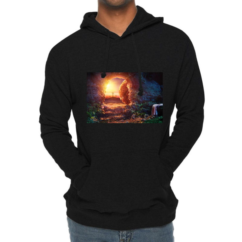 The Easter Story What Happened On Good Friday And Easter Sunday Accord Lightweight Hoodie | Artistshot