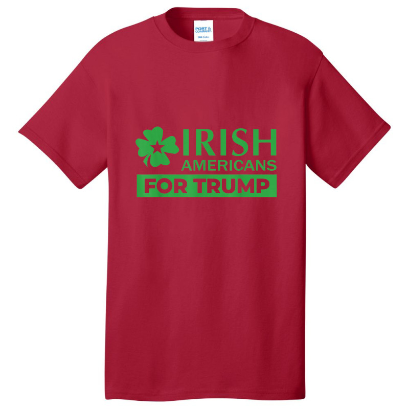 Irish Americans For Trump Basic T-shirt | Artistshot