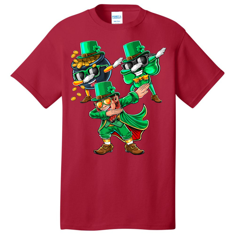 Dabbing Leprechaun Shamrock Clover St. Patrick's Day Kids  T Shir Basic T-shirt | Artistshot