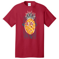 Pineapple Sunbathe Basic T-shirt | Artistshot