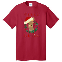 Fa La La La Llama Christmas Llama Basic T-shirt | Artistshot