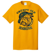 Grumpy Old Marine Basic T-shirt | Artistshot