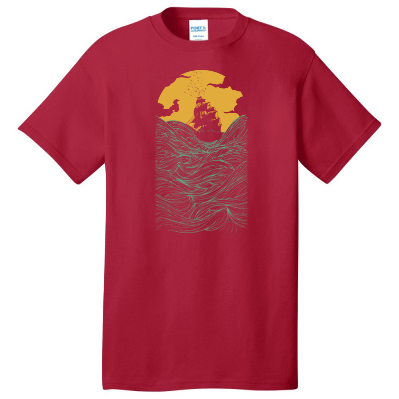 High Seas Basic T-shirt by Sebasebi | Artistshot