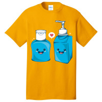 Hand Sanitizer Cute Kawaii Illustration Basic T-shirt | Artistshot