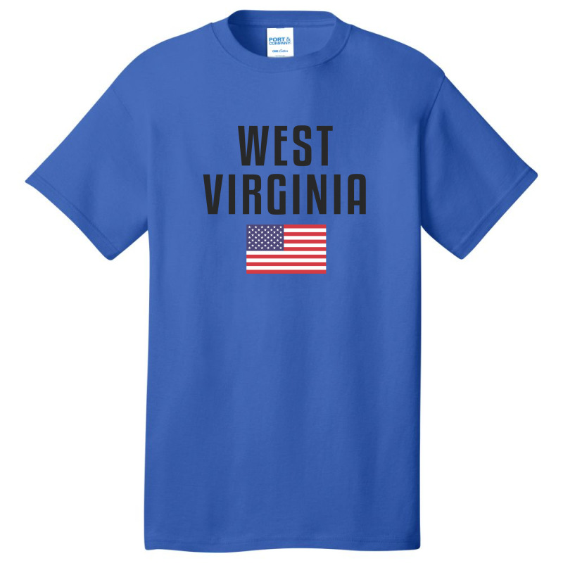 West Virginia Basic T-shirt by Chris Ceconello | Artistshot