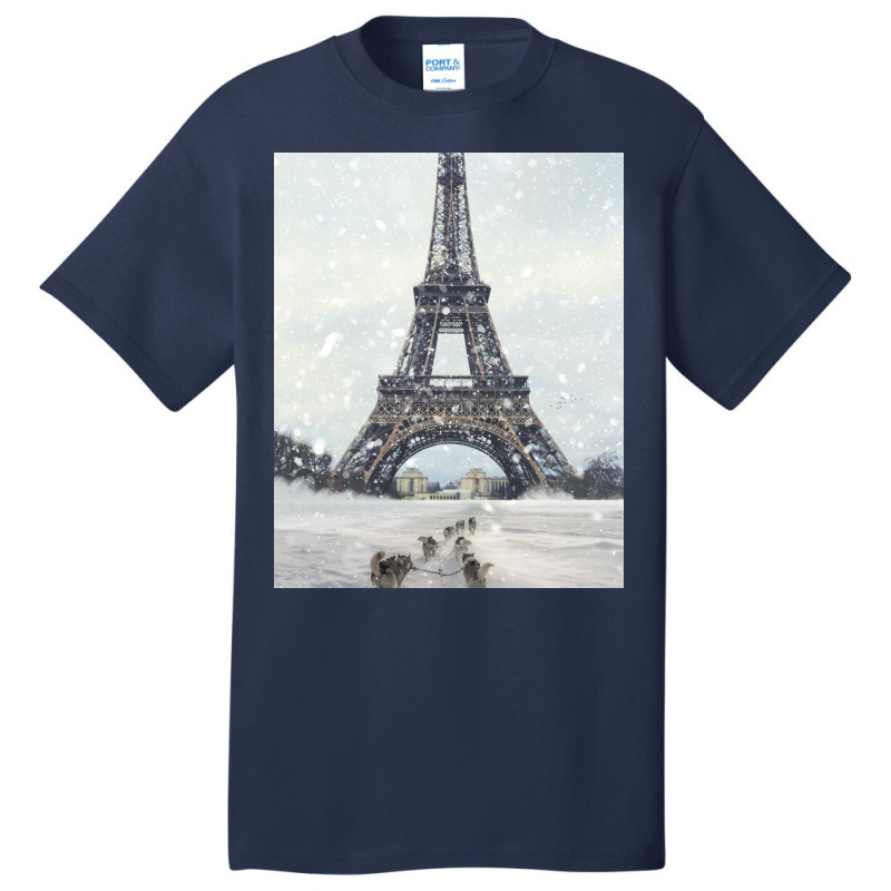 Paris Basic T-shirt by omerpsd | Artistshot