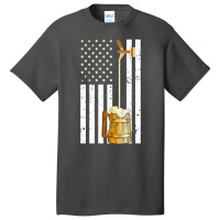 Craft Beer American Flag Usa Oktoberfest For Beer Drinkers Basic T-shirt | Artistshot