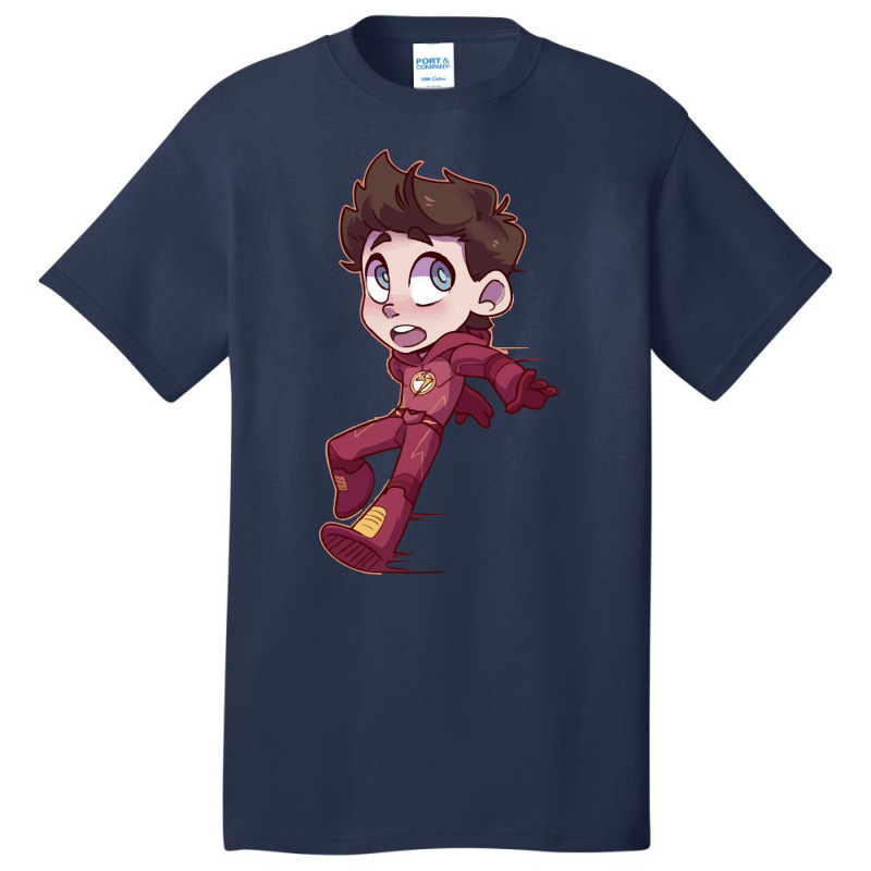 The Flash (low Poly) Zoomout Effect Basic T-shirt | Artistshot