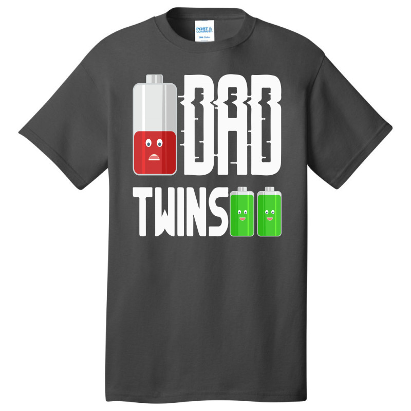 Dad Twins For Dark Basic T-shirt | Artistshot