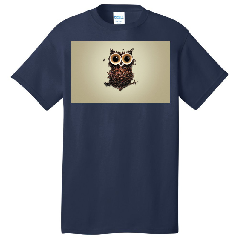 Artistic Coffee Funny Owls Basic T-shirt | Artistshot