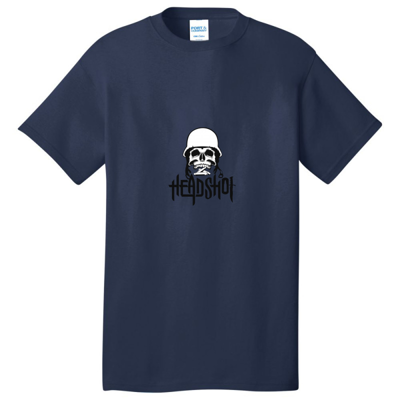 Skull Headshot Basic T-shirt by Chiks | Artistshot