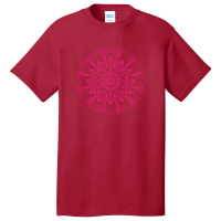 Luxury Mandala With Golden Arabesque Basic T-shirt | Artistshot