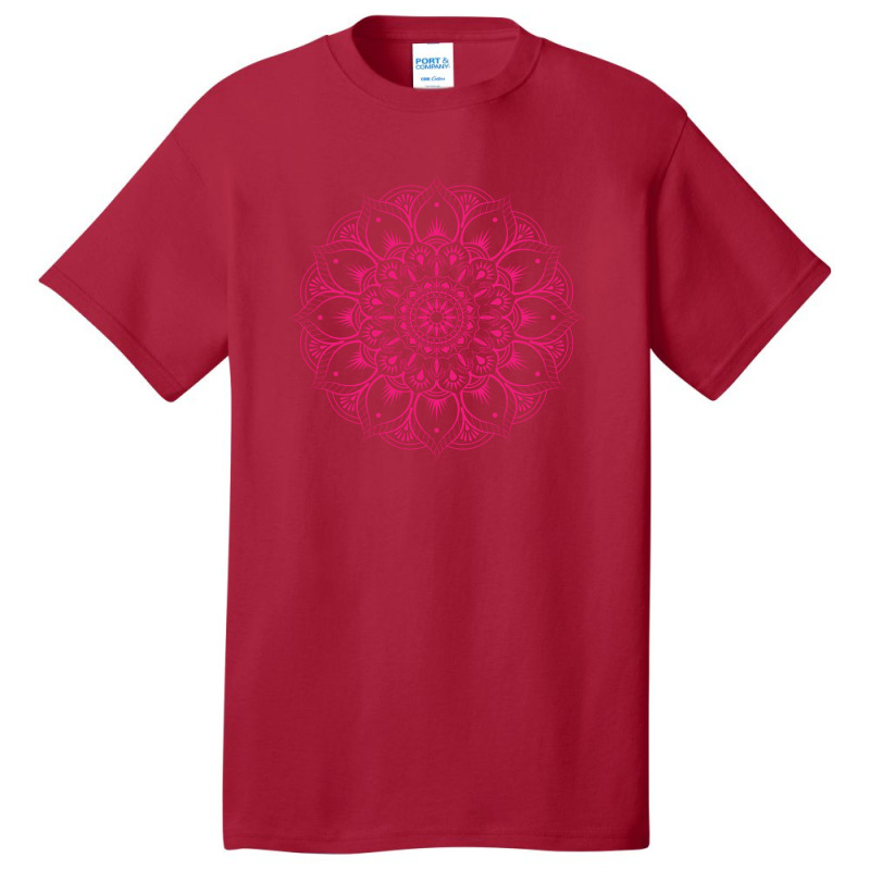 Luxury Mandala With Golden Arabesque Basic T-shirt by chris299 | Artistshot