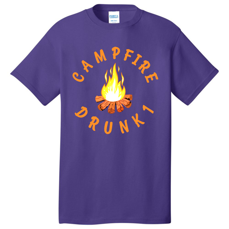 Campfire Drunk1 Basic T-shirt by hoainv | Artistshot