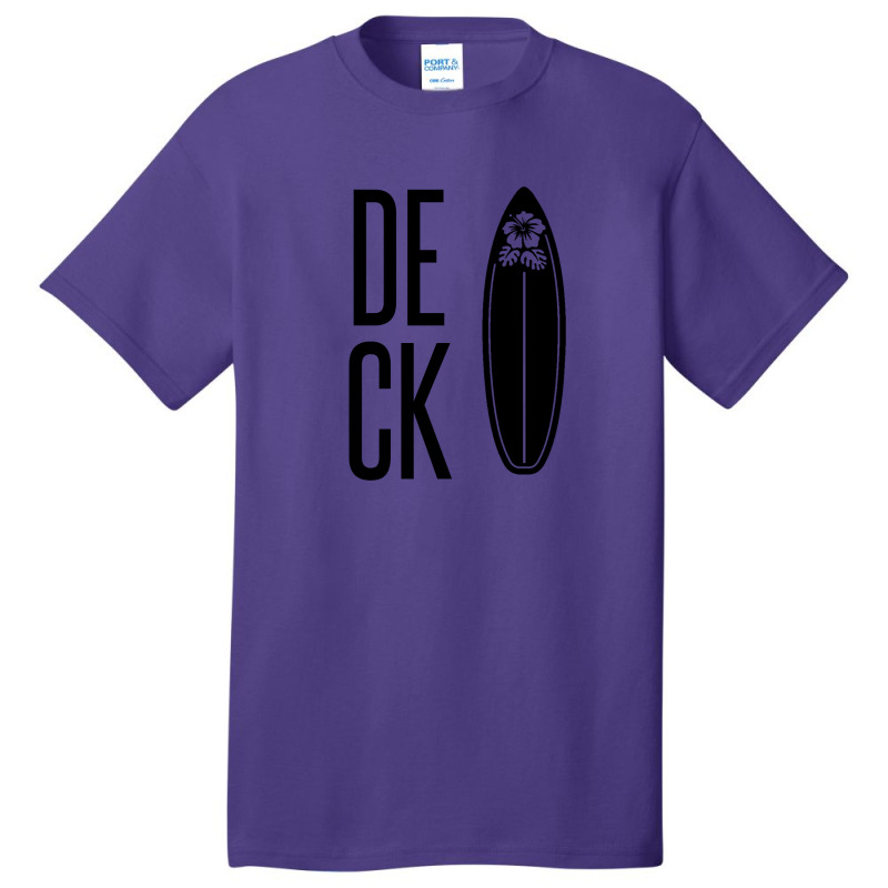 Deck– The Top Surface Of A Surfboard Basic T-shirt by Perfect Designers | Artistshot