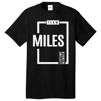 Miles Personalized Name Birthday Gift Basic T-shirt | Artistshot