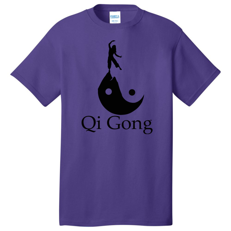 Qigong Black Silhouette Basic T-shirt by Frado47 | Artistshot