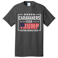 Caravaners For Trump Conservative Basic T-shirt | Artistshot