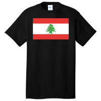 Lebanon Flag Basic T-shirt | Artistshot