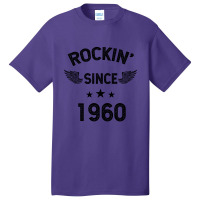 Gift For 60 Year Old: Classic Rock 1960 60th Birthday Basic T-shirt | Artistshot