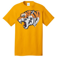 Tiger Head Vector Basic T-shirt | Artistshot