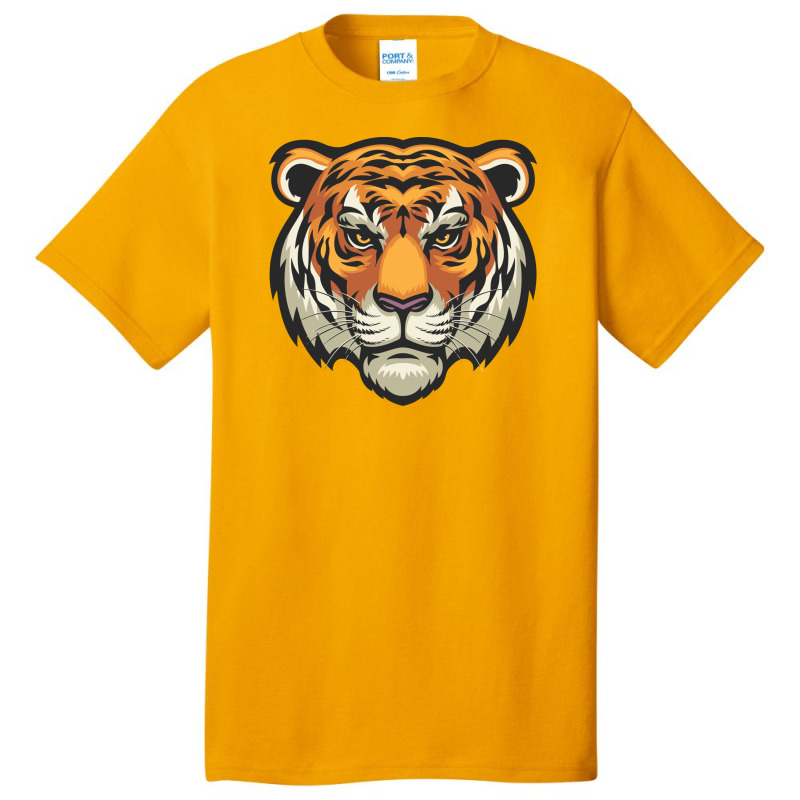 Tiger Head Vector Basic T-shirt | Artistshot