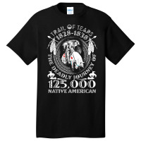 Trail Of Tears The Deadly Journey 125000 Native American Basic T-shirt | Artistshot