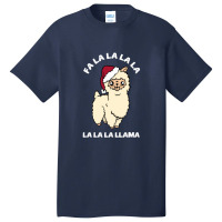 Fa La La La La Llama Cute Christmas Basic T-shirt | Artistshot