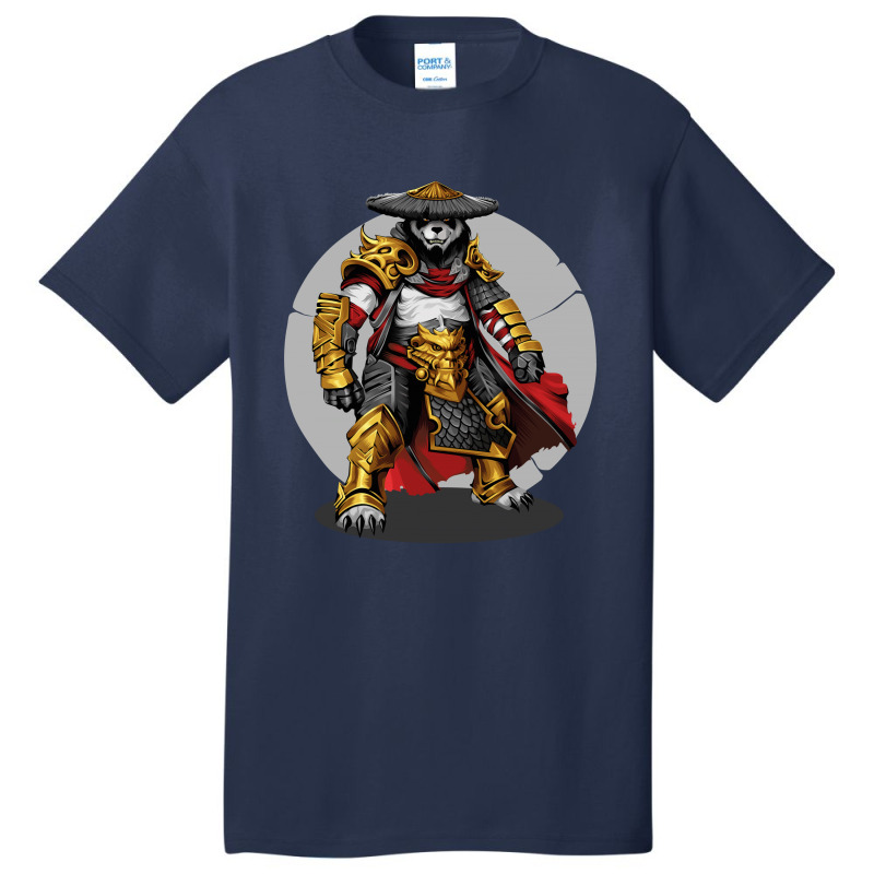 Panda Samurai Basic T-shirt by rardesign | Artistshot