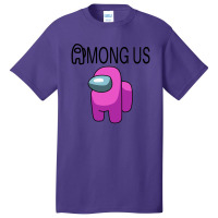 Mong Us Purple Basic T-shirt | Artistshot