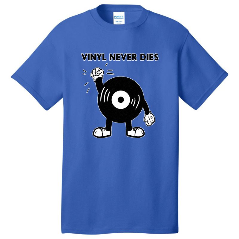 Vinil Never Dies Basic T-shirt | Artistshot