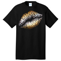 Cheetah Lips Basic T-shirt | Artistshot