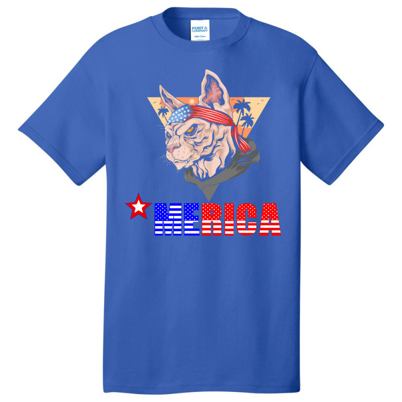 Merica Yorkie Basic T-shirt by CUSER2397 | Artistshot