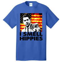 I Smell Hippies   Funny Ronald Reagan Conservative Basic T-shirt | Artistshot